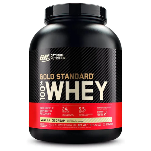 Optimum Nutrition 100% Gold Standard (2270 гр) (ванильное мороженое)