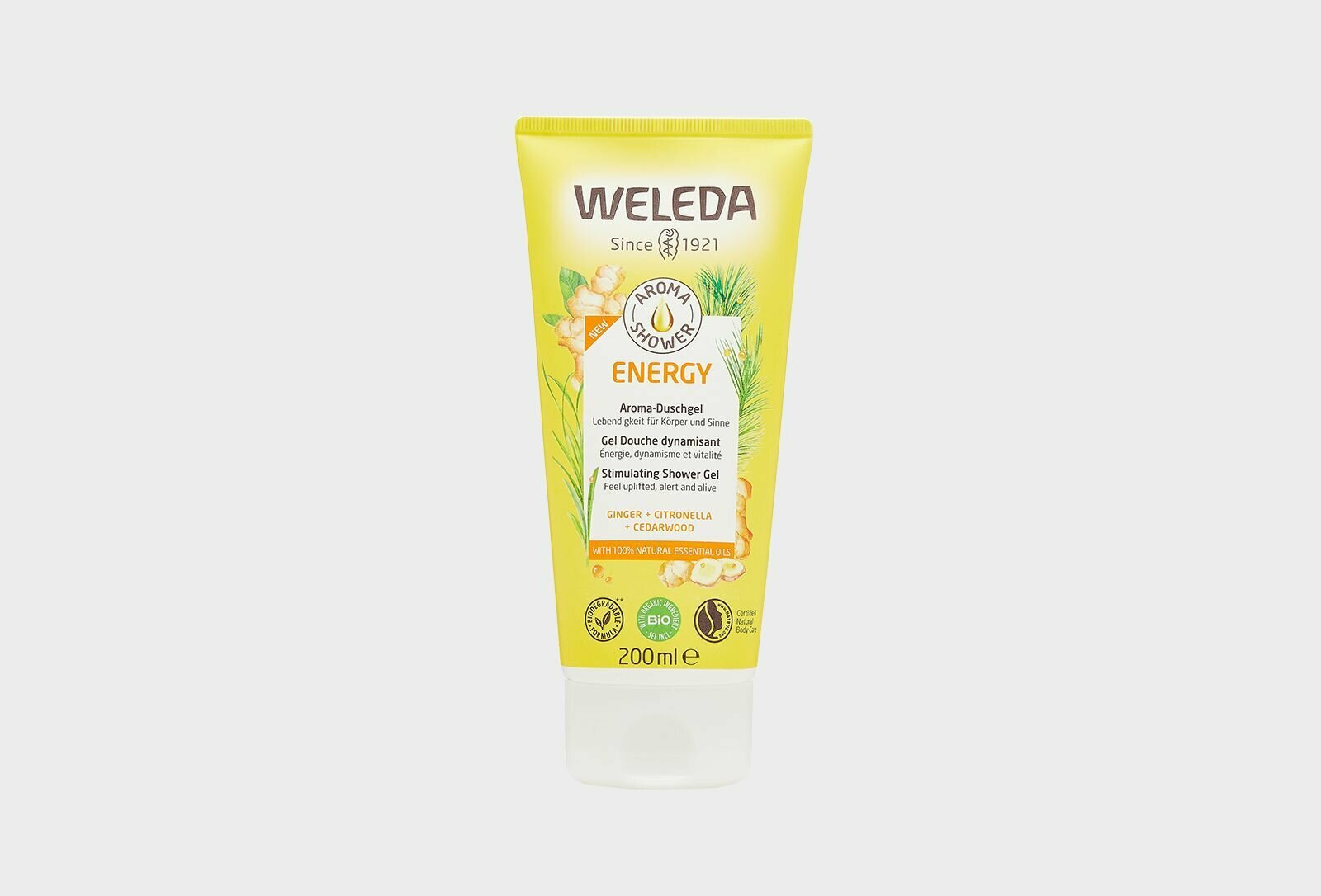 Гель для душа weleda energy