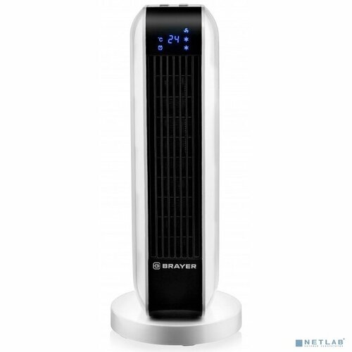 BRAYER Вентиляторы BRAYER BR4802 Тепловентилятор 2000 Вт 2 уров мощ вращ корп 35 LED-диспл пульт ДУ таймер комбинированная расцветка 692900₽