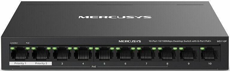 Коммутатор (свитч) Mercusys (MS110P)