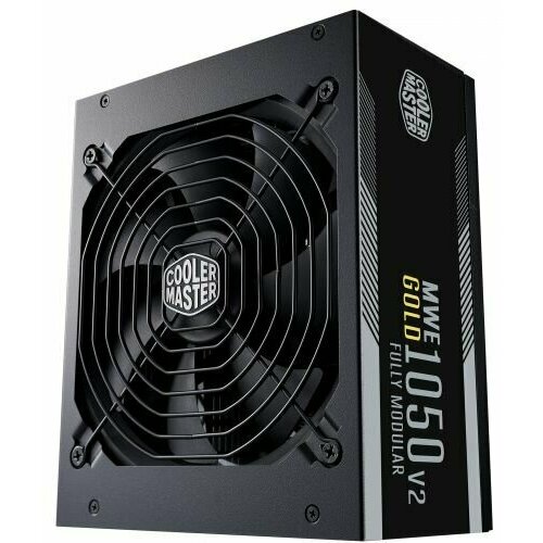 Блок питания ATX Cooler Master MPE-A501-AFCAG-3EU MWE Gold 1050W APFC 80 PLUS Gold 140mm fan full modular ATX 12V 30 2054700₽