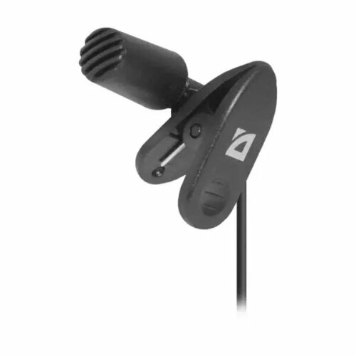 Микрофон Defender MIC-109 черный, на прищепке, 1,8 м