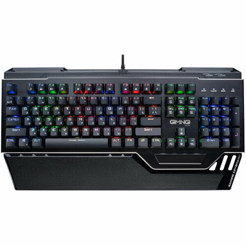 Клавиатура GMNG 985GK механическая черный USB Multimedia for gamer LED подставка для запястий 1677413 523800₽