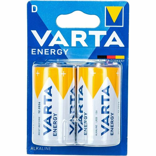 Батарейки Varta ENERGY D 4120229412