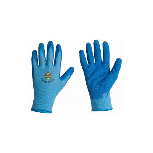 Перчатки Listok нейлон с каучуковым покрытием синие L 1 пара
