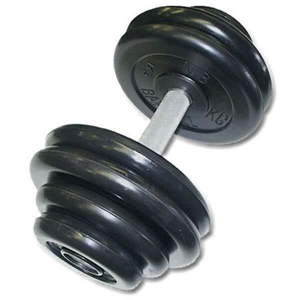 Гантель Barbell 38,5 кг профи Черный