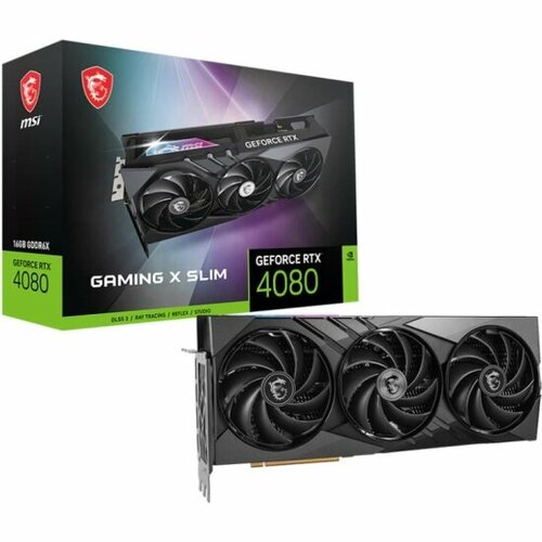 Видеокарта MSI GeForce RTX 4080 GAMING X SLIM 16G 15313000₽