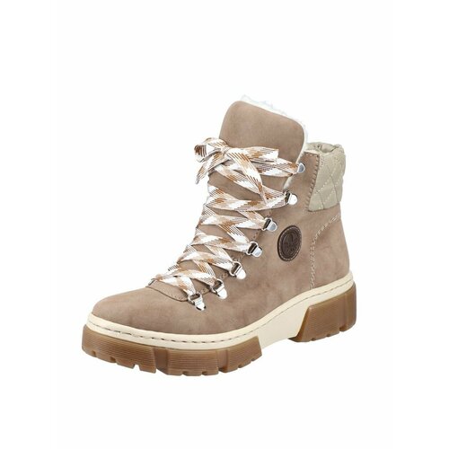 фото Ботинки rieker, размер 37, бежевый
