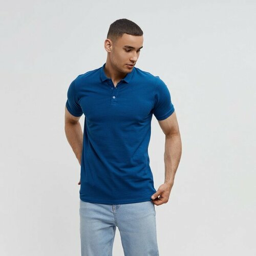 фото Футболка minaku, размер 56, синий