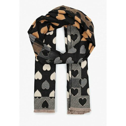 Палантин PABUR, 200х70 см, черный