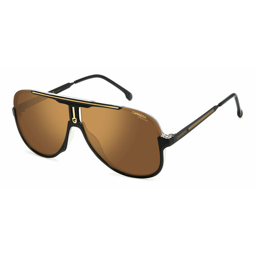 Солнцезащитные очки CARRERA 206297R6064YL, черный, коричневый