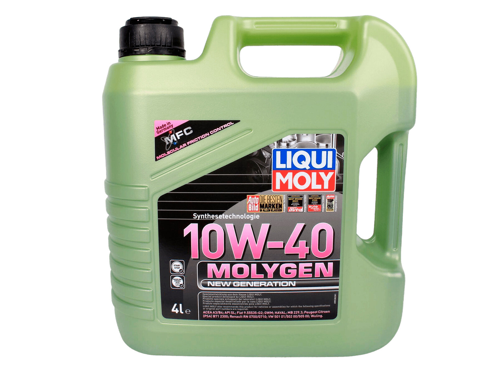 Масло моторное LIQUI MOLY Molygen New Generation 10W40 4л