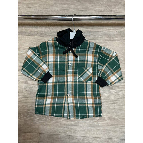 фото Рубашка, размер 110, желтый, черный гри'ня