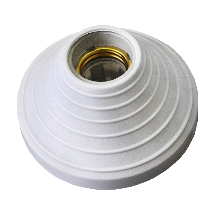 фото Патрон-стойка для лампы, конический, тип цоколя E27, цвет белый