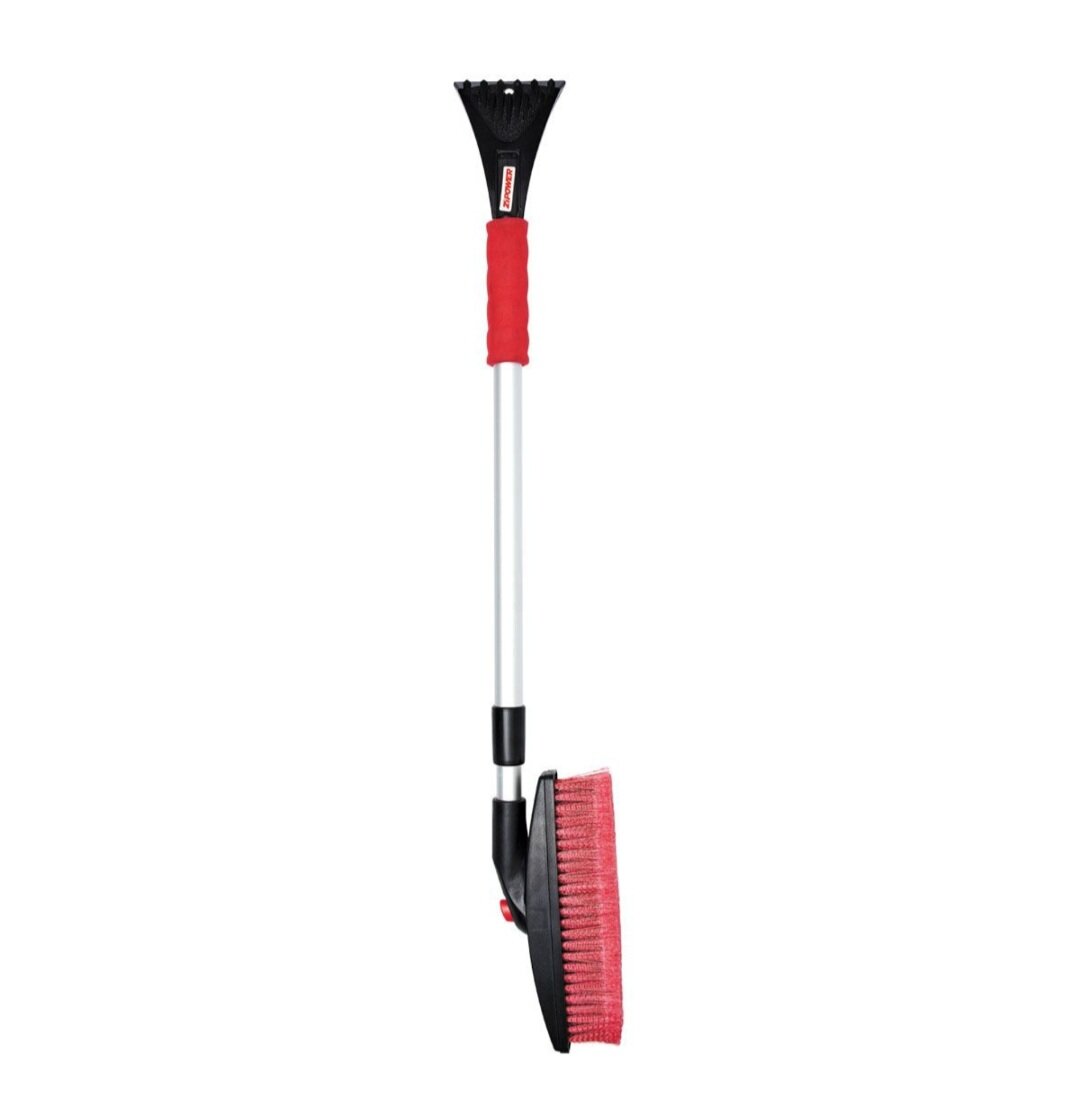 Щетка для снега телескопический со скребком 86-124см Zipower Pm2161 - фото №3