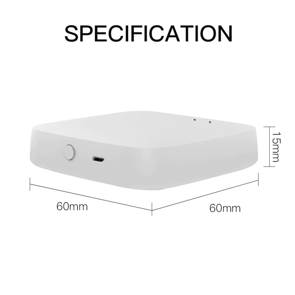 Bluetooth Шлюз MOES Multi-mode Gateway MHUB-W, WLAN & Wi-Fi 2.4GHz, Wi-Fi 2.4GHz & ZigBee & BLE & Mesh, USB, белый - фото №16