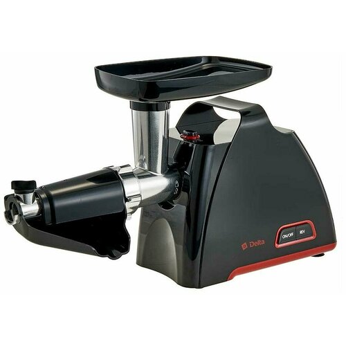 Мясорубка DELTA DL-6105M черный с красным 690000₽