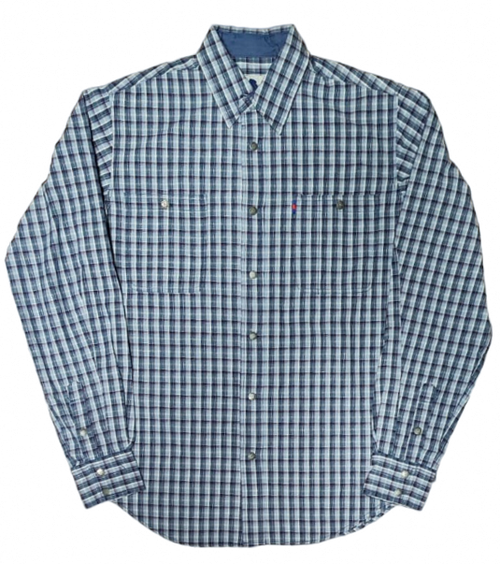 Рубашка WEST RIDER, размер M (ворот 39-40), голубой, синий