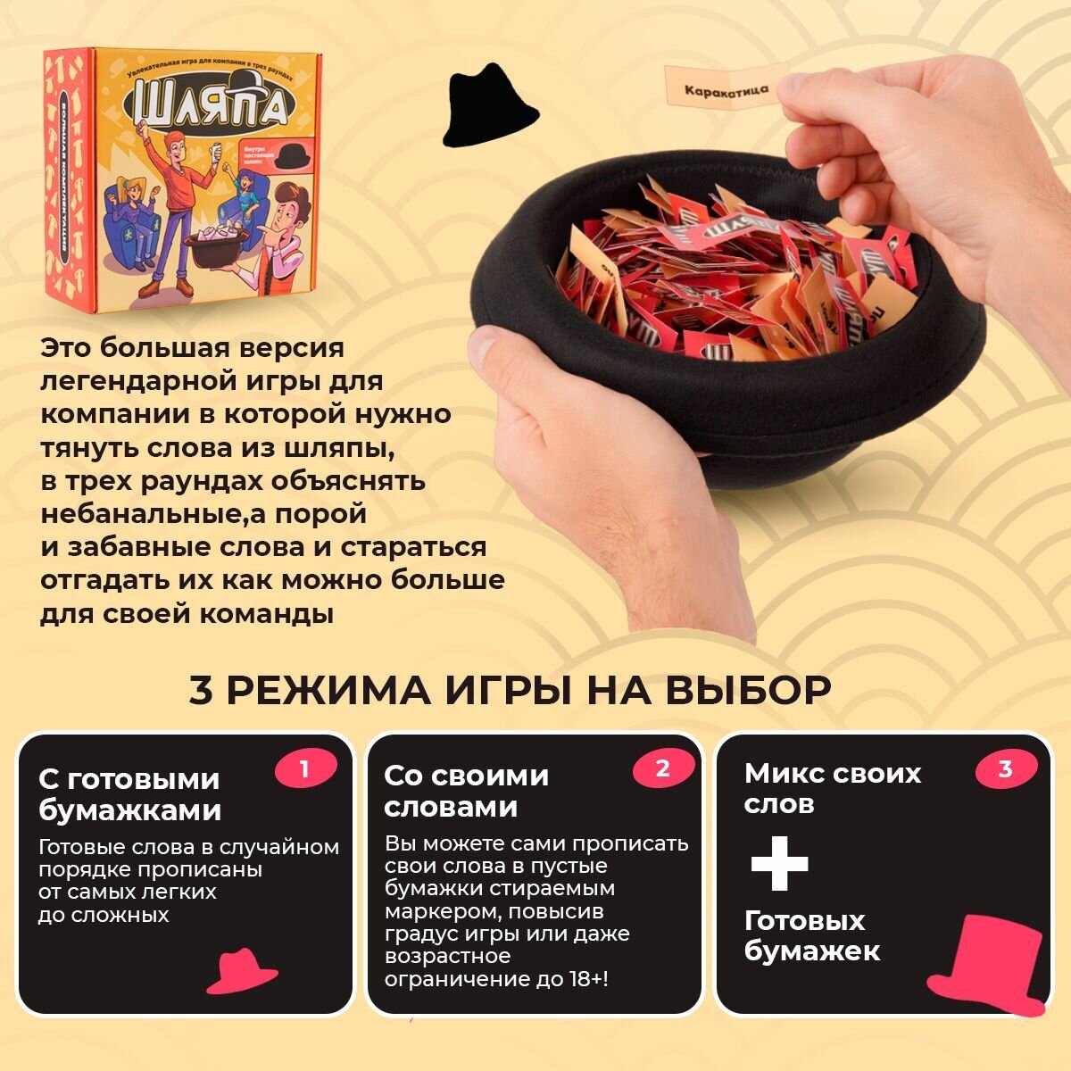 Шляпа Veselo Games - фото №6