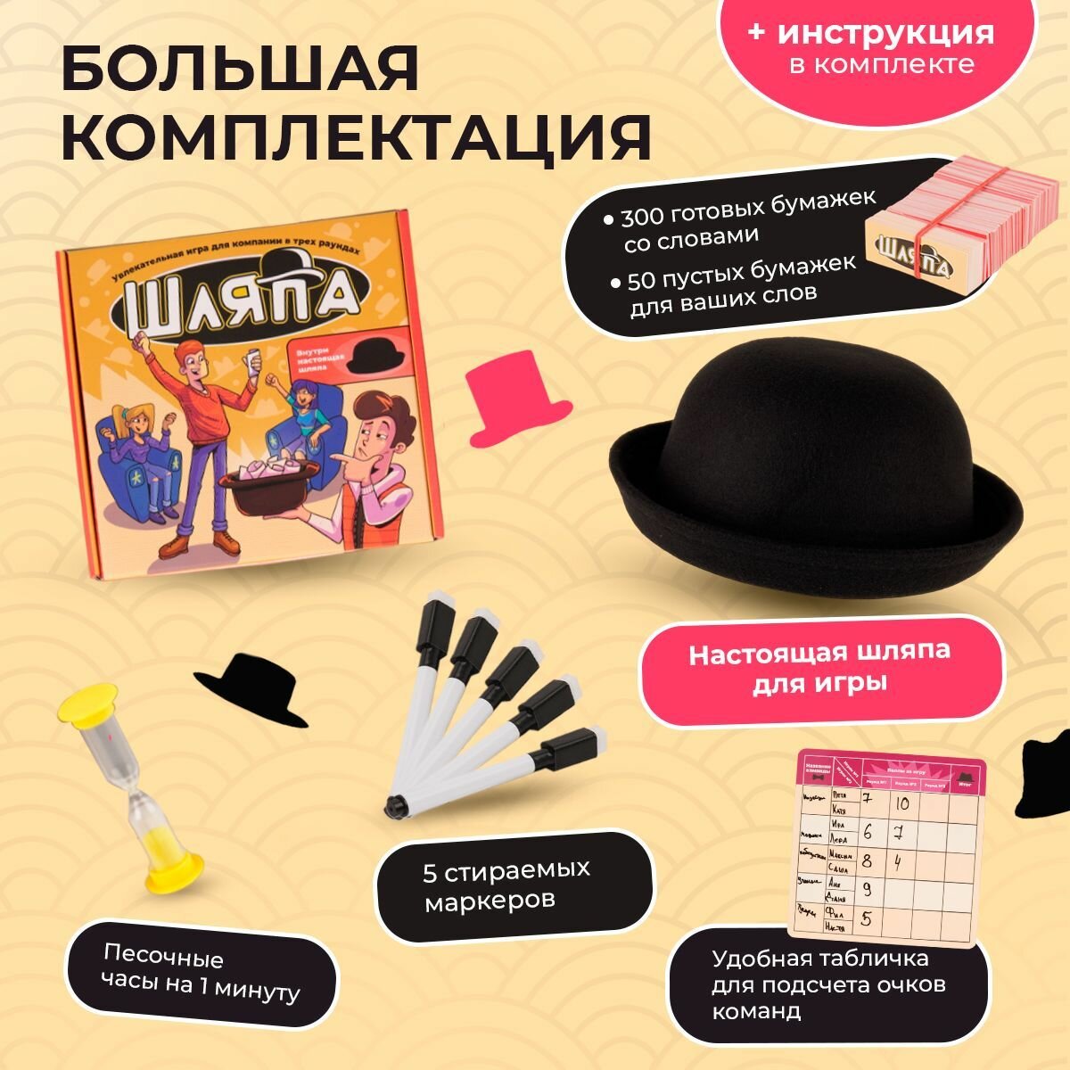 Шляпа Veselo Games - фото №3