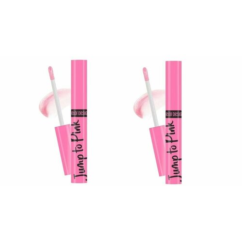 Блеск для губ Belor Design меняющий цвет Jump to Peach холодный розовый х 2шт