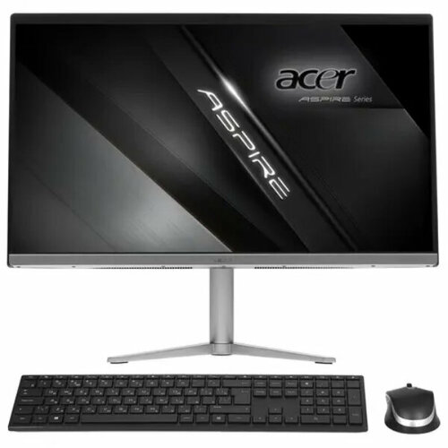 Моноблок Acer Aspire C24-1300 238 Full HD Ryzen 5 7520U 28 8Gb SSD256Gb RGr CR noOS GbitEth WiFi BT 65W клавиатура мышь Cam черный 1920x1080 6636900₽