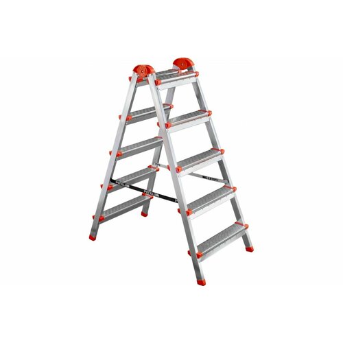 Стальная двухсторонная стремянка Perilla ярус 5 ступеней 122405