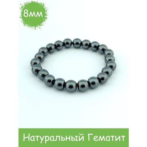 Браслет RockStore, гематит, размер 18 см, размер L, черный