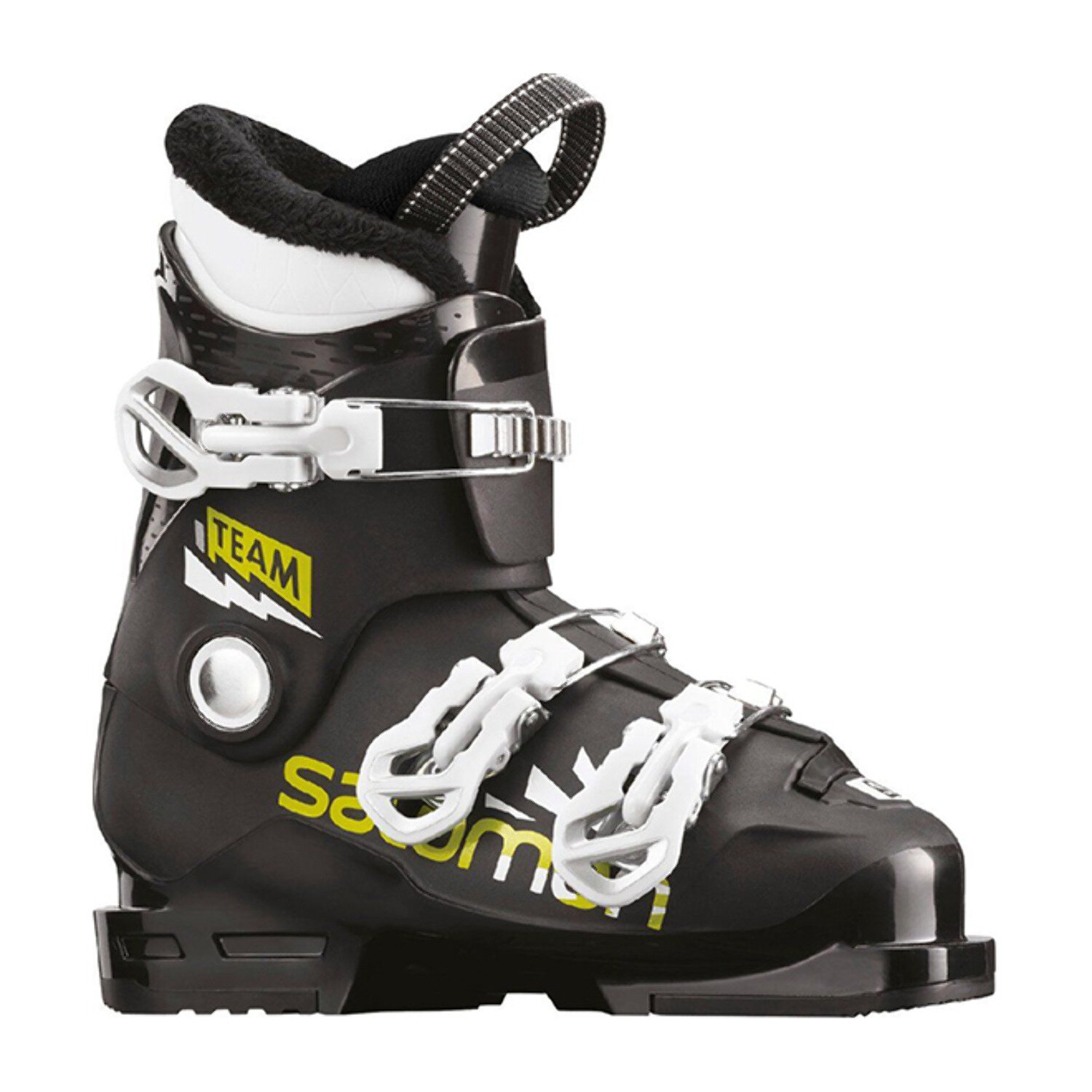 Горнолыжные ботинки Salomon Team T3 Black/Acid Green/White 19/20