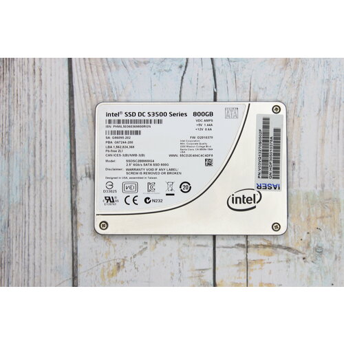 Накопитель SSD 800Gb Intel S3500 Series 25 MLC 6G SATAIII 7mm 1799900₽