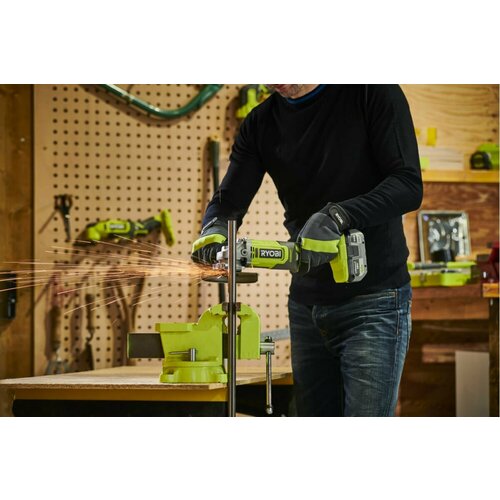 Машина угловая шлифовальная аккумуляторная Ryobi RAG18125-0 ONE+