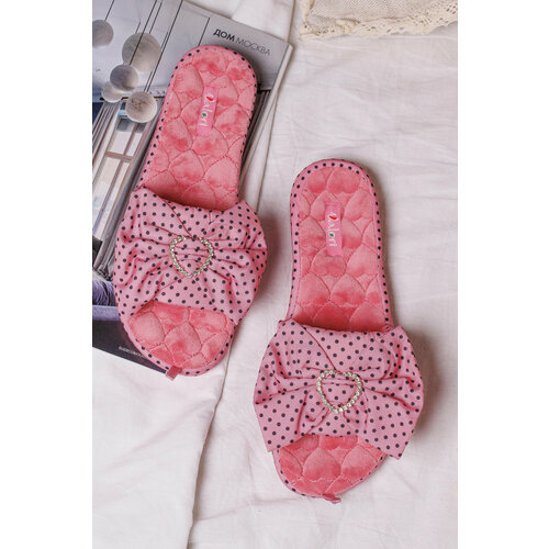 фото Тапочки valori бант, размер 41, розовый