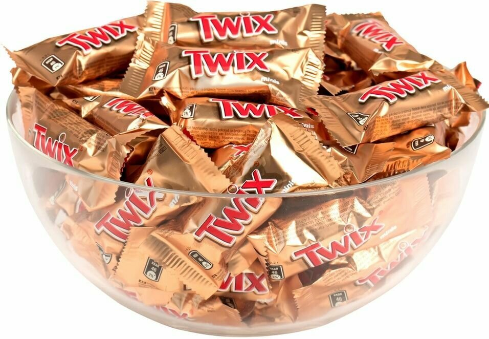 Печенье песочное Twix Minis с карамелью и шоколадом 20шт*9.2г - фотография № 4