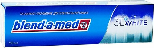 Blend-a-med / Зубная паста Blend-a-med 3D White 100мл 2 шт