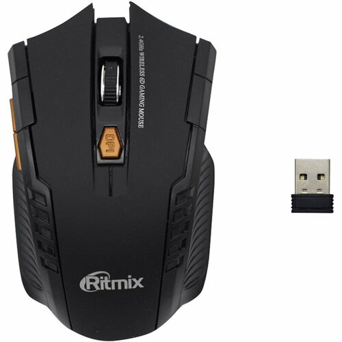 Мышь компьютерная RITMIX RMW-115 Black 80012001600 dpi 6кн 80001667 80000₽