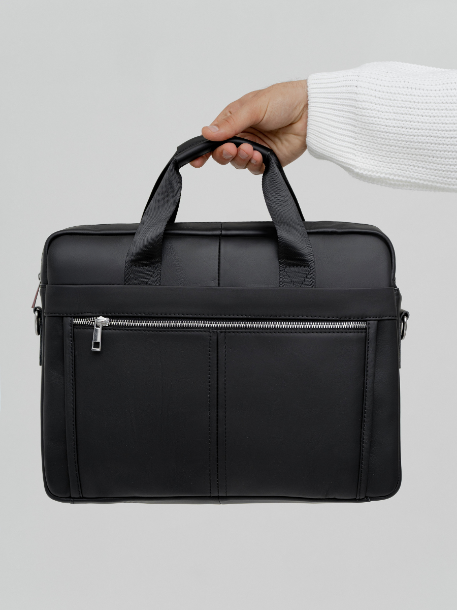 фото Сумка деловая из натуральной кожи для документов