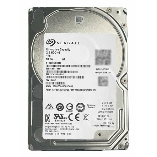Жесткий диск Seagate 1FN101 1Tb SATAIII 2,5 HDD