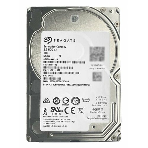 Жесткий диск Seagate 1FN101 1Tb SATAIII 25 HDD 19400₽