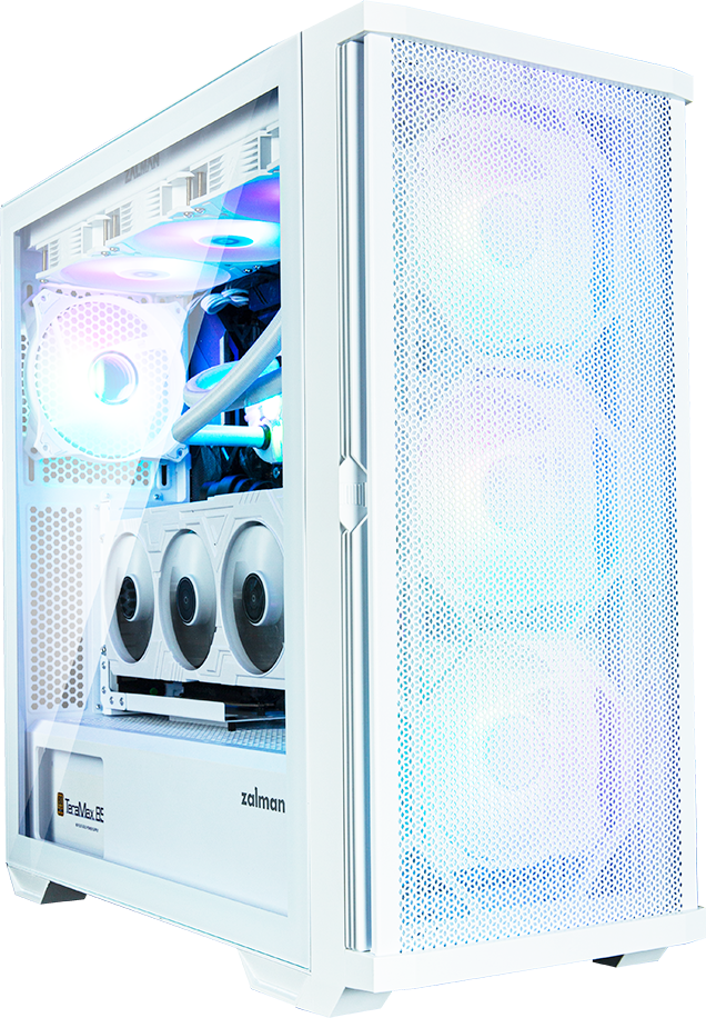 Корпус ATX Zalman white, без БП, окно, 2*USB3.0, USB 3.1 Type-C, audio - фото №2