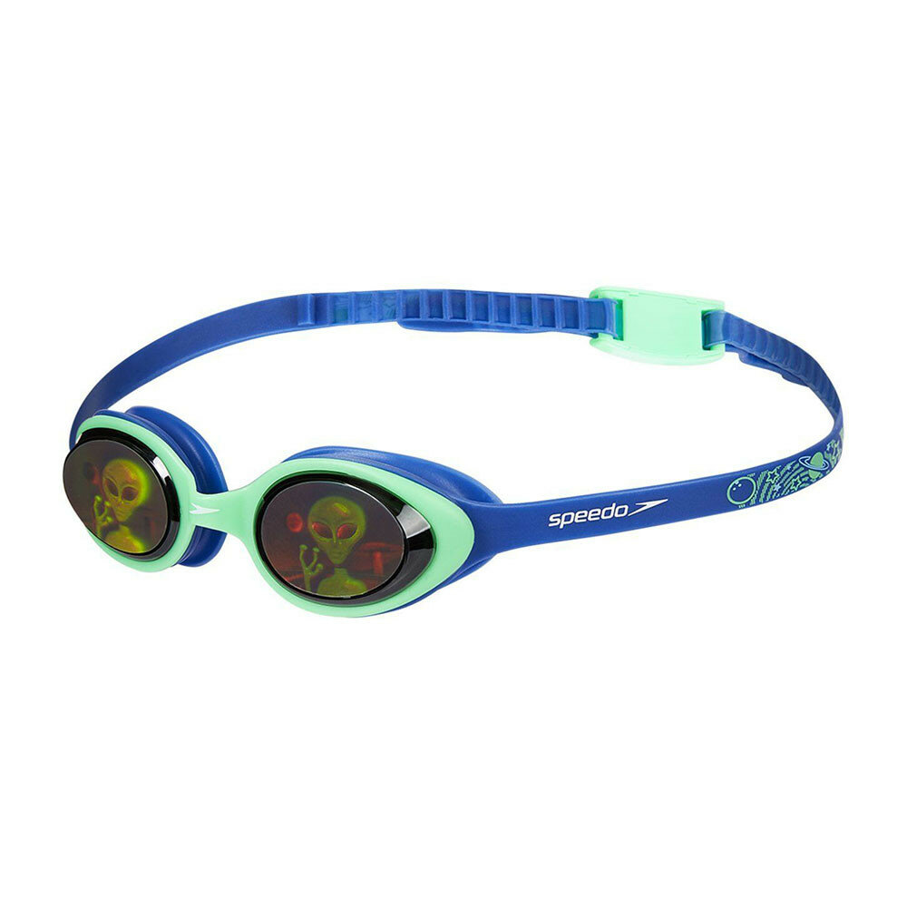 Очки для плавания детские Speedo ILLUSION 3D PRT JU фиолет/зеленый, 8-11597C620AS0Y