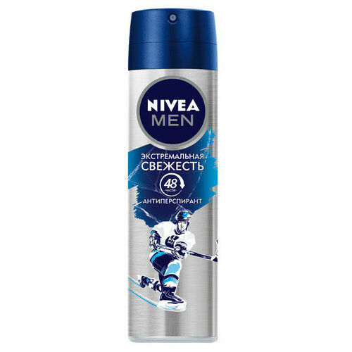 Дезодорант для тела NIVEA MEN 150мл Aqua cool спрей Экстремальная свежесть дезодорант nivea men 150мл спрей ультра