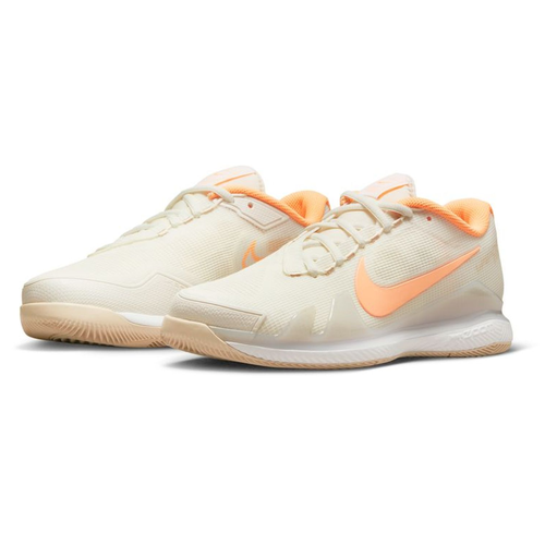 фото Кроссовки nike court air zoom vapor pro, размер 41 eu, бежевый, оранжевый