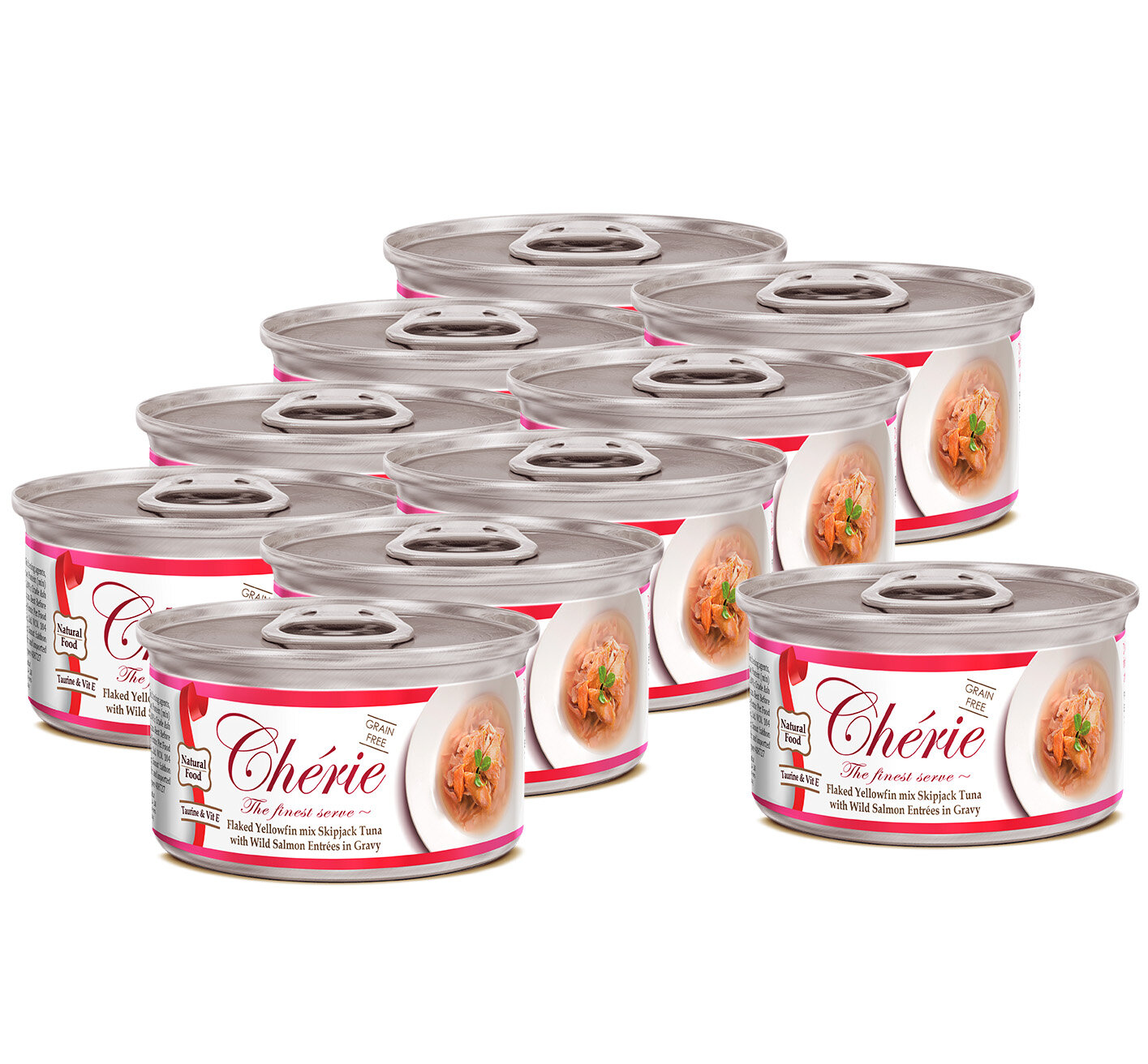 фото PETTRIC Тунец с лососем. 80 г. х 10 шт.