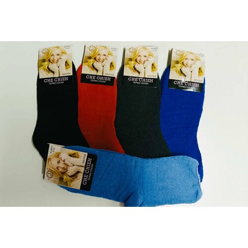 фото Носки che chieh, 6 пар, размер 37-41, красный, бордовый, синий, черный