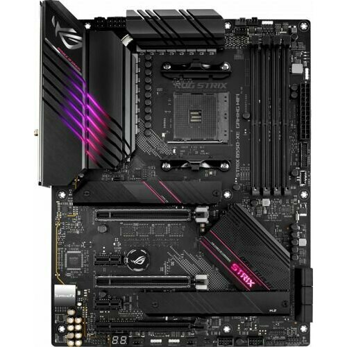 Материнская плата ASUS ROG STRIX B550-XE GAMING WIFI материнская плата ssi ceb asus ws c422 sage 10g lga2066 c422 8 ddr4 2666 8 sata 6g 2 m 2 2 u 2 7 pci e 7 1ch 2 10glan wi fi 8 usb 3 1 type c dvi d h