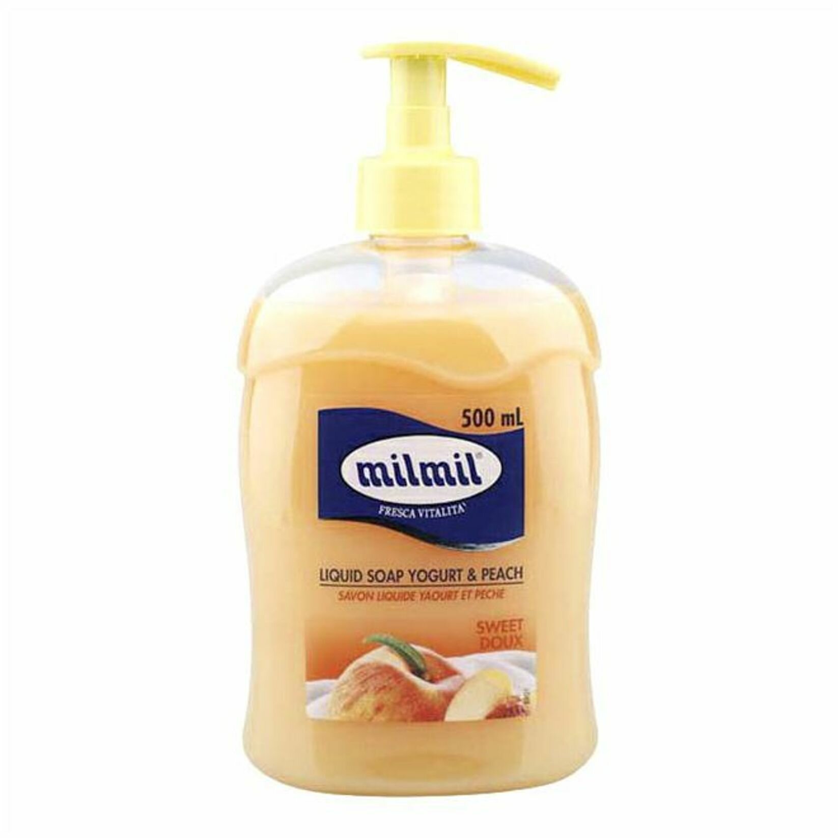 Мыло жидкое Mil Mil Yogurt & Peach с дозатором, 500 мл - фото №9