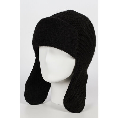 фото Шапка ушанка ferz, размер 56-58, черный