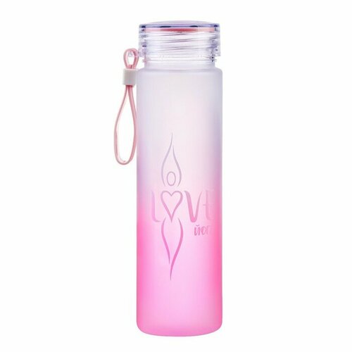 Бутылка для воды 460 мл Love йога 680₽