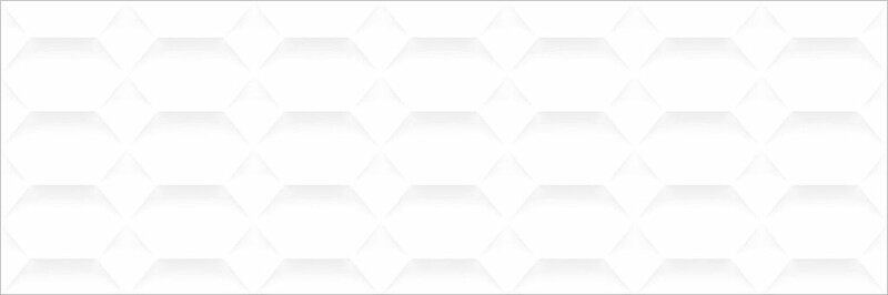 Керамическая плитка Gravita Satin White Hexa настенная 30х90 см