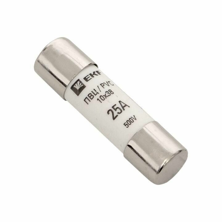 фото Вставка плавкая цилиндрическая ПВЦ 10х38 25А EKF pvc-10x38-25